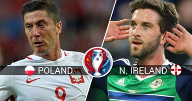 يورو 2016.. التشكيل الرسمى لمباراة بولندا وأيرلندا الشمالية