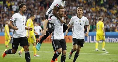 يورو 2016.. ألمانيا تهزم أوكرانيا فى الشوط الأول بهدف مصطافى وتألق نوير