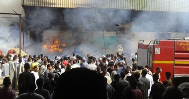 صحافة المواطن: قارئ يشارك بصور سيطرة الحماية المدنية على حريق بسوق العبور