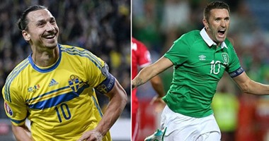 يورو 2016.. مواجهة الهدافين التاريخيين تجمع بين آيرلندا والسويد