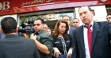 بالصور.. وزيرة التضامن: 3.4 مليون جنيه تكاليف شراء فرع بنك ناصر بالجيزة