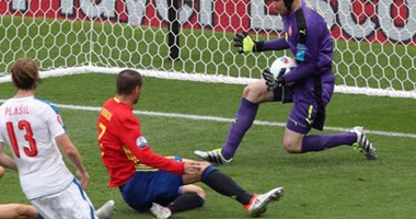 يورو 2016..بالفيديو..إسبانيا تهزم التشيك بهدف "بيكيه"