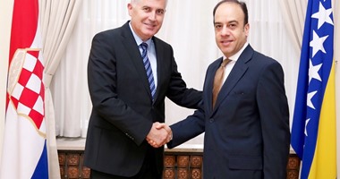 الرئيس البوسنى يستقبل السفير المصرى فى سراييفو