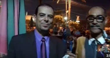 بالفيديو.. شبيه السادات يقلد الزعيم الراحل فى الاحتفال بذكرى العاشر من رمضان