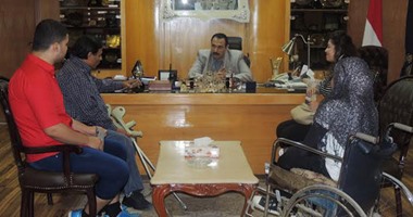 مدير أمن الإسماعيلية يلتقى وفد النقابة المستقلة لذوى الاحتياجات الخاصة