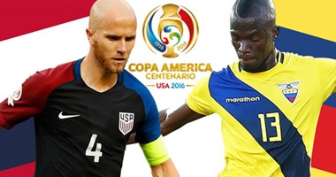 كوبا أمريكا.. انطلاق مباراة منتخبى أمريكا والإكوادور بربع نهائى البطولة