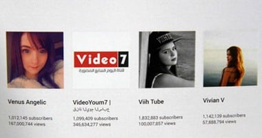 "يوتيوب" يختار موقع "فيديو 7" الأفضل إخباريا وترفيهيا فى كتابه الذهبى