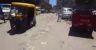 صحافة المواطن.. بالفيديو.. تدهور الإنشاءات وتراكم الأتربة والقمامة بمحطة السوق فى الإسكندرية