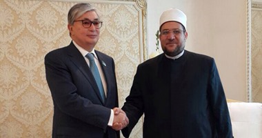 وزير الأوقاف يناقش مع رئيس مجلس الشيوخ الكازاخستانى سبل التعاون 