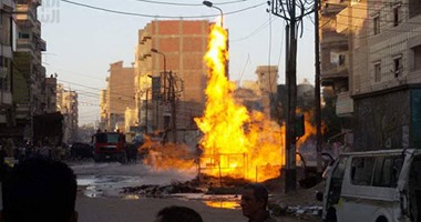 مصدر أمنى: لا شبهة جنائية فى حريق قسم شرطة فيصل بالسويس 
