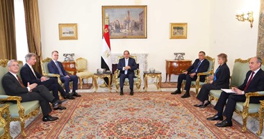 رئيس "الاتحادى الألمانى" يؤكد للسيسي تطلعه للتعاون مع البنك المركزى المصرى