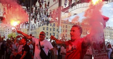 يورو 2016.. اشتباكات عنيفة بين جماهير بولندا والشرطة