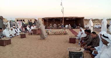 نواب شمال سيناء يشاركون فى حفل إفطار جماعى لأهالى الشيخ زويد