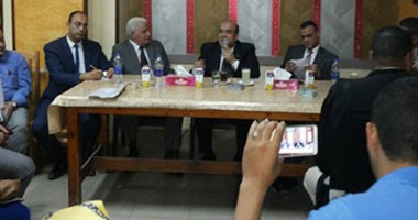 بالصور.. رئيس محكمة شبرا الخيمة يلتقى أعضاء نقابة محاميى جنوب القليوبية