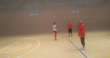 كرة السلة  يخوض أول تدريب فى إسبانيا استعدادا للمونديال