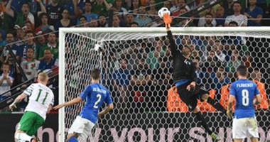 يورو 2016.. شوط أول سلبى بين إيطاليا وجمهورية أيرلندا