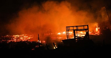 حريق هائل بشركة دهانات فى مدينة العاشر من رمضان