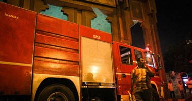 إخماد حريق اندلع داخل محل زيوت سيارات بمنطقة أوسيم