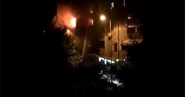 السيطرة على حريق اندلع فى شقة سكنية بمدينه 15 مايو