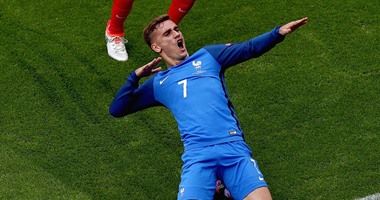 يورو 2016.. جريزمان أفضل لاعب فى مباراة فرنسا وأيرلندا