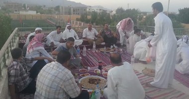 إفطار جماعى بمركز شباب العصلة بجنوب سيناء فى ختام الأنشطة الرمضانية