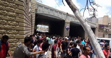 مظاهرات لطلاب الثانوية العامة بالإسكندرية احتجاجا على تأجيل الامتحانات