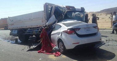 إصابة 7 أشخاص فى تصادم سيارتين بطريق ههيا-الزقازيق بالشرقية