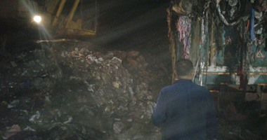 سكرتير عام الغربية يشرف على نقل القمامة بالمحلة إلى مدفن صحى بمدينة السادات