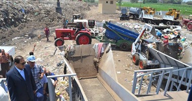 بالصور.. محافظ الغربية يفتتح مصنع تدوير القمامة بقرية دفرة بـ38 مليون جنيه
