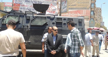 مدير أمن الفيوم يتفقد خدمات تأمين احتفالات ذكرى ثورة 30 يونيو