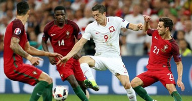 يورو 2016.. مباراة البرتغال وبولندا تتجه للوقت الإضافى