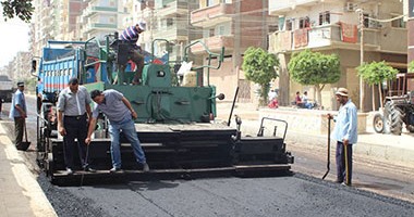 تعرف على الشوارع المقرر رصفها بحى مصر القديمة فى العام المالى الجديد