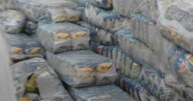 شرطة التموين تحبط بيع 342 طن أرز بأسعار مرتفعة فى السوق السوداء