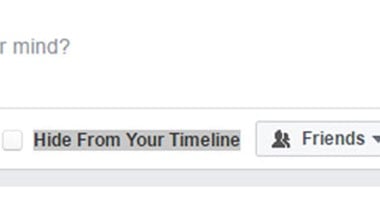 تحديث جديد لـ"فيس بوك" يضيف زرا لإخفاء منشوراتك من الـTimeline