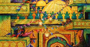 بالصور.. فنانون تشكيليون يصورون فرحة المصريين بقدوم شهر رمضان داخل لوحاتهم
