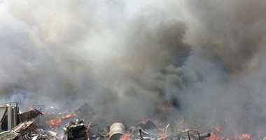 تفاصيل معاينة النيابة لحريق سوق الجمعة بالسيدة عائشة