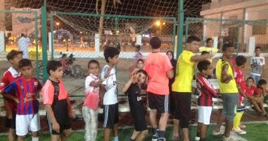 55 ناشئا فى مدرسة كرة القدم بمركز شباب طور سيناء