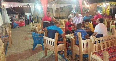 بالصور.. خيمة رمضانية ودوار عمدة لأعضاء بلدية المحلة