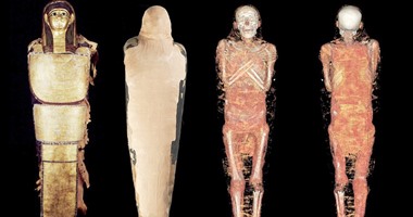 بالصور..فريق بحث إسبانى يستخدم المسح الضوئى تحت أكفان 3 مومياوات مصرية