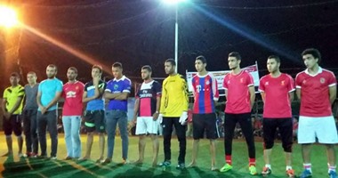بالصور.. "مستقبل وطن بالغربية" ينظم دورة رمضانية لكرة القدم ببسيون