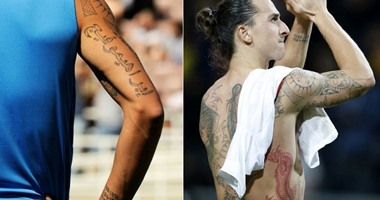 بالصور.. تاتو اللغة العربية "الهوس الجديد" لنجوم هوليوود.. أنجلينا جولى توشم "العزيمة" على ذراعها الأيمن.. وريهانا تزين جسمها بـ"المسيح".. وليونا لويس تكتب على معصمها "أنا لحبيبى وحبيبى لى" 