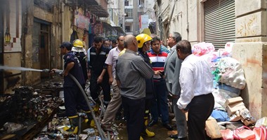 السيطرة على حريق المنشية بالإسكندرية دون إصابات