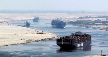 28.5 مليون طن بضائع عبرت قناة السويس من اتجاه الجنوب خلال مارس الماضى