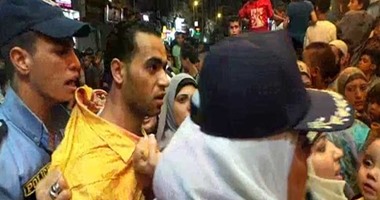 بالفيديو.. عقيد شرطة نسائية تلقن متحرشا علقة ساخنة بسينما مترو