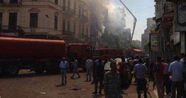 محافظة القاهرة: لجنة لمعاينة الحالة الإنشائية لمبنى الفجالة المحترق
