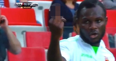 اتحاد الكرة الروسى يوقف الغانى فريمبونج وينفى تعرضه لإساءات عنصرية