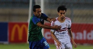 الزمالك ينهى شوطه الأول أمام المقاصة متقدماً بهدف عمر جابر