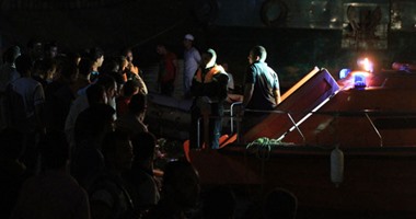 الحماية المدنية تنتشل جثث ضحايا غرق مركب نيلى بالوراق 
