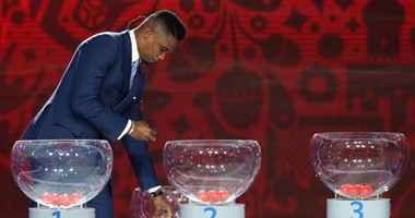 قرعة تصفيات كاس العالم روسيا2018 بحضور بوتين وبلاتر ونجوم الساحرة المستديرة