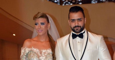 نجوم الفن والرياضة فى زفاف كريم عبد الخالق ونورا الحضرى